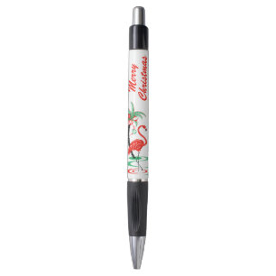 Red Christmas Flamingo Christmas Emmy Pen
