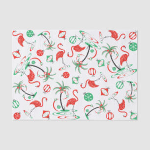 Red Christmas Flamingo Multi tissue papere Tissue Paper