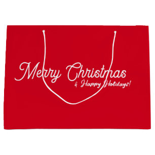 Red Christmas Gift Bag