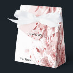 Red Christmas Pine Tree Snow Decoration Beautiful Favor Box<br><div class="desc">Red Christmas Pine Tree Snow Decoration Beautiful Favour Boxes. Unique,  beautiful,  stylish design. Easy to be personalized. Font style,  size and colours can be changed. Matching items available.</div>