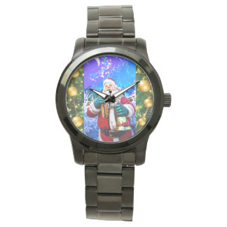 Red Christmas Santa Claus In Winter eWatch Watch