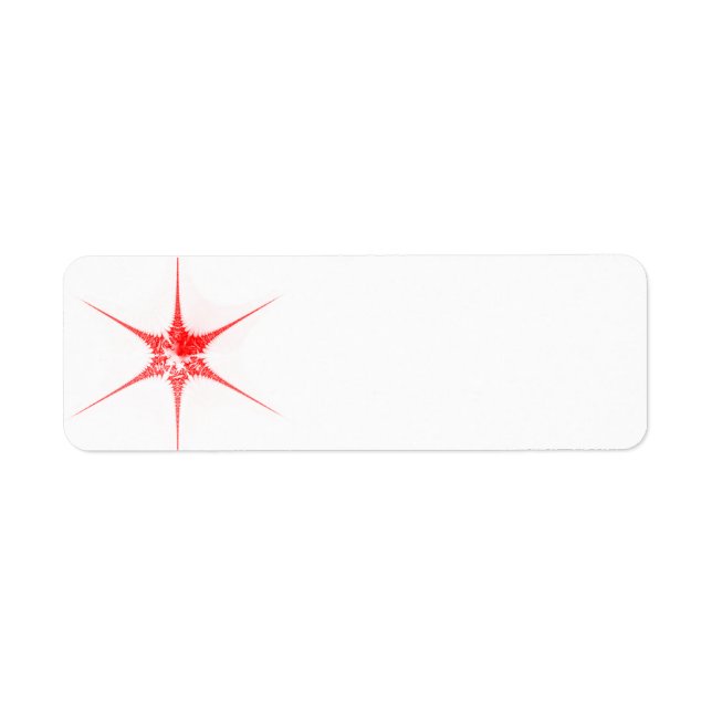 Red Christmas star (Front)
