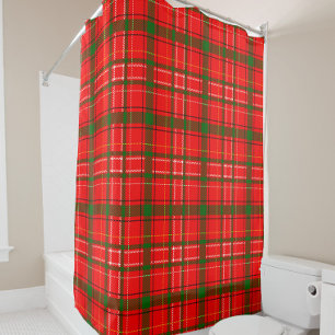 Red Christmas Tartan Plaid Pattern Design 