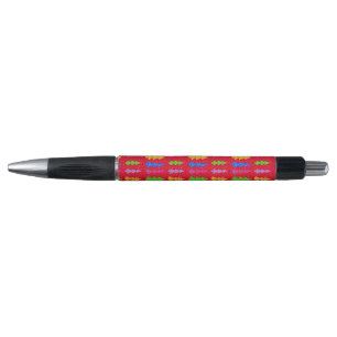 Red Christmas Tree Pop Art Pen