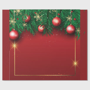 Red Christmas Wrapping Paper