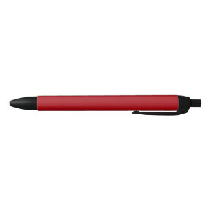 Red Chrysanthemum Black Ink Pen