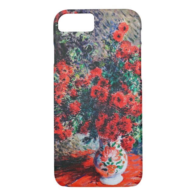 Red Chrysanthemum, Monet Case-Mate iPhone Case (Back)