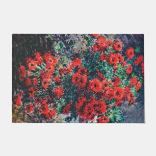 Red Chrysanthemum, Monet Doormat