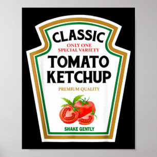 Red Chup Diy Halloween Costume Matching Group Poster