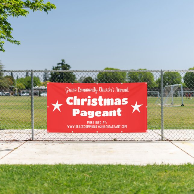 Red Church Personalized Banner (Insitu)