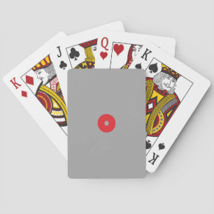 Red Circle Playing Cards