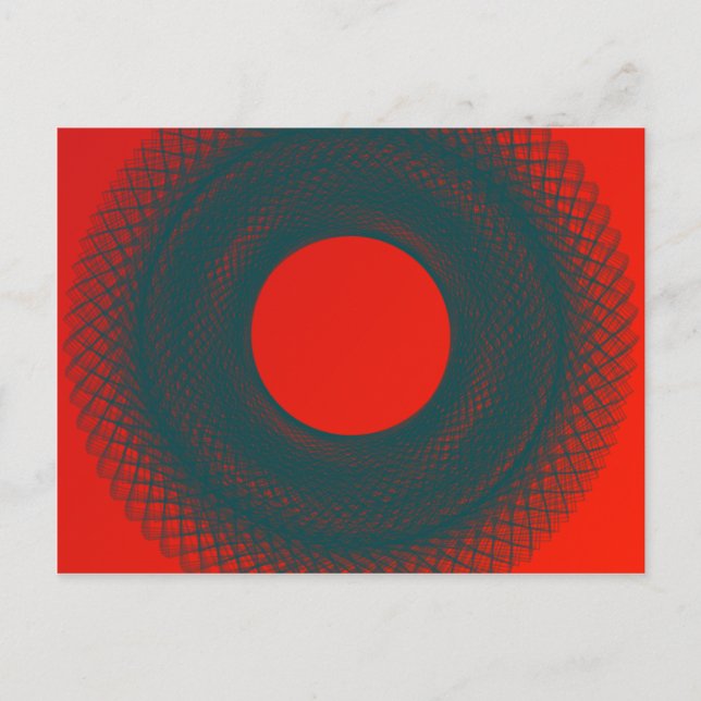 red circle postcard (Front)
