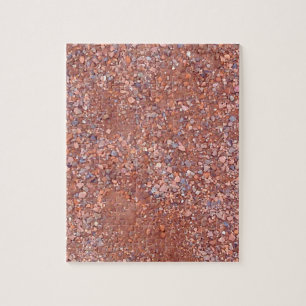 Red Clay Court, Gravel, Shale Stone Brick, Tennis Jigsaw Puzzle