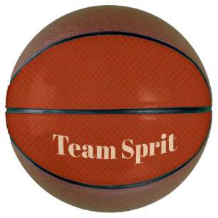 Red Clay Exquisit Pattern Basketball