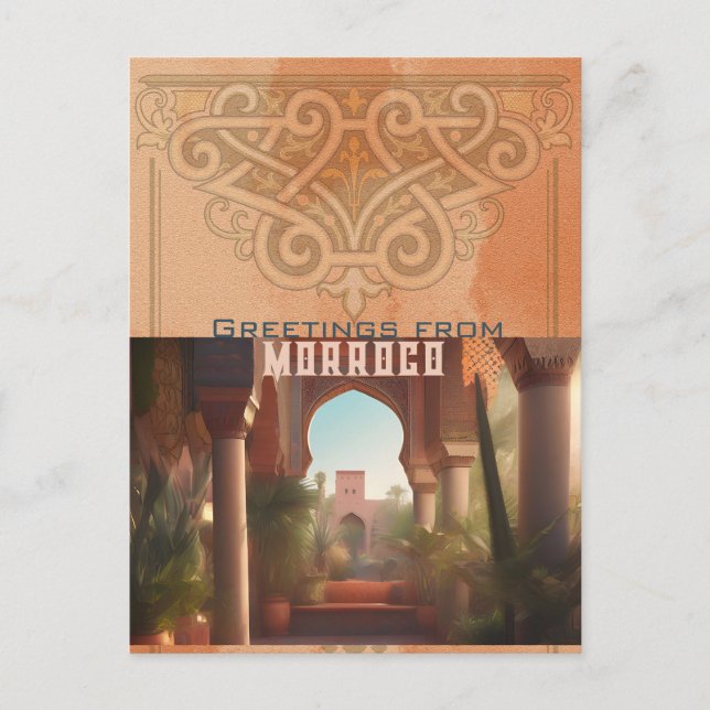 Red Clay Morroco Stone - Postcard (Front)