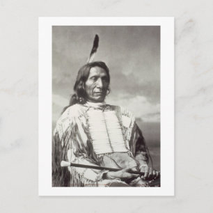 Red Cloud Chief (1822-1909) 1880 (b/w photo) Postcard