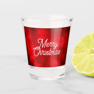 Red Cloud Effect Shot glass