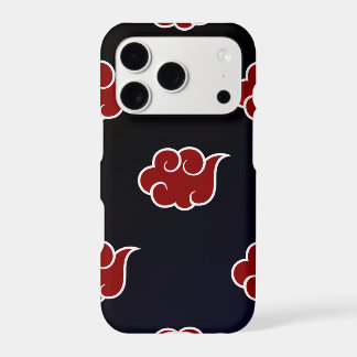 Red Clouds Anime Pattern