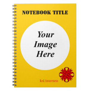 Red Clover Ribbon Template by Kenneth Yoncich Notebook
