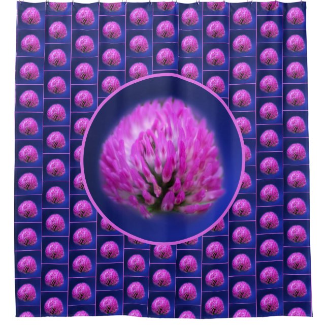 Red Clover Wildflower Abstract Pattern  (Front)