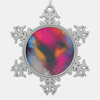 "Red Clusters" Snowflake Ornament