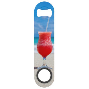 Red Cocktail by the Sea Photo Bar Key