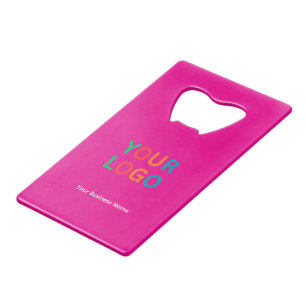 Red Color Bottle Opener Custom Text Bar Key Gift Credit Card Bottle Opener
