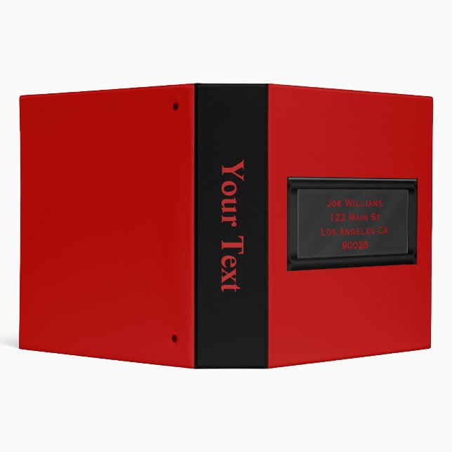 red colour binder (Background)