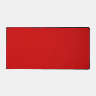 Red Colour Simple Monochrome Plain Red Desk Mat