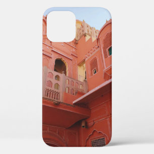 RED CONCRETE BUILDING iPhone 12 CASE