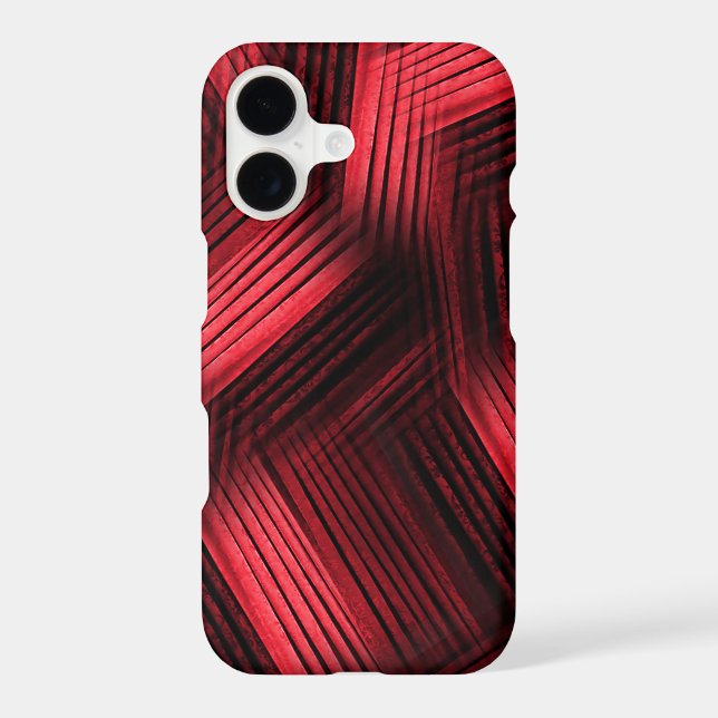Red Contemporary Abstract (Back)