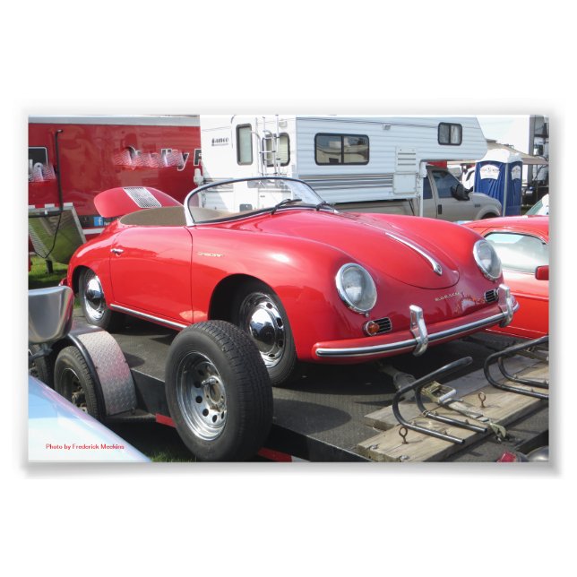 Red Convertible Photo Print (Front)