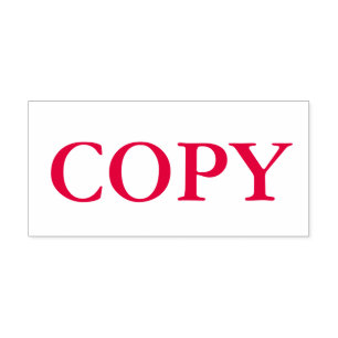 Red Copy Self-inking Stamp