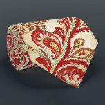 Red Coral Lime Paisley Wedding Tie<br><div class="desc">Any Tie that isn't printed front and back can be customized by you to have the print on the back side too.  Just click customize more and select all and copy and then select the back side and paste.</div>