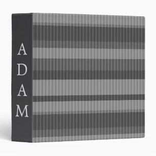 Red coral shades striped vertical pattern Binder