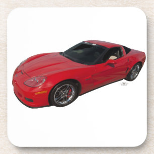 Red Corvette Coaster