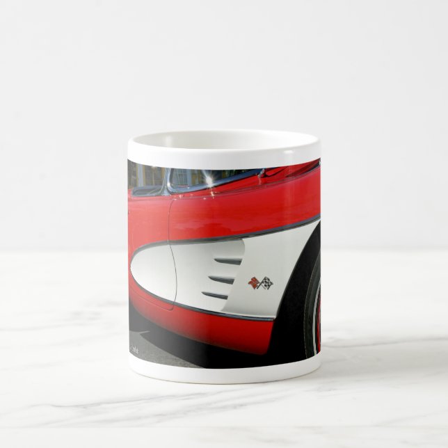Red Corvette Coffee Mug (Center)