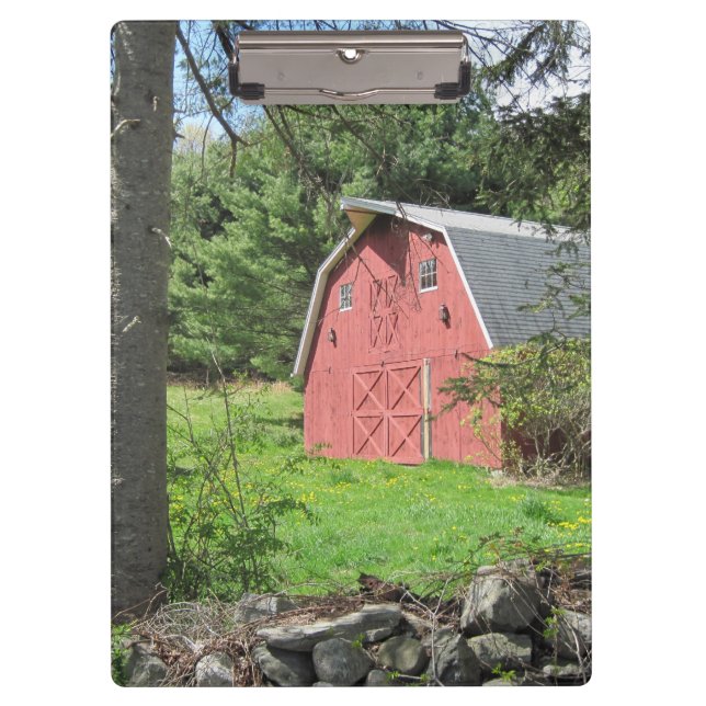Red Country Barn Clipboard (Front)