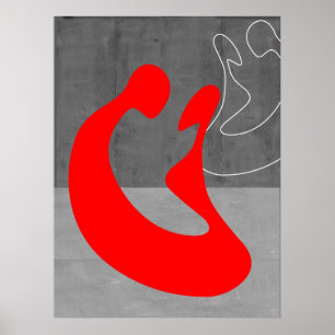 Red Couple Poster