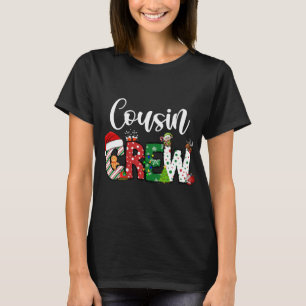 Red Cousin Crew Christmas Retro T Shirt 
