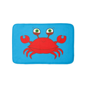 Red Crab Bath Mat