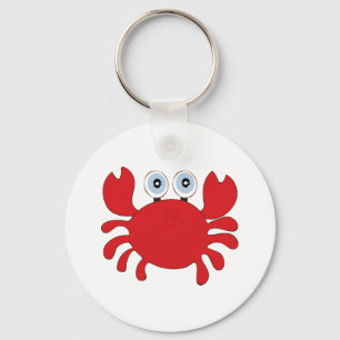 Red Crab Food Keychain