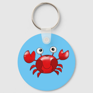 Red crab keychain