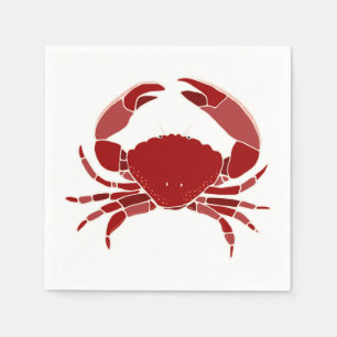 Red Crab Napkin