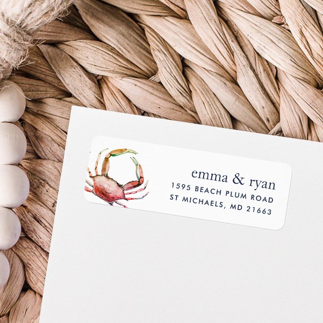 Red Crab | Nautical Return Address (Creator Uploaded)