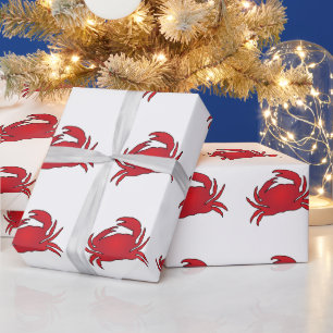 Red Crab Wrapping Paper