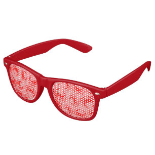 Red Crabs Retro Sunglasses