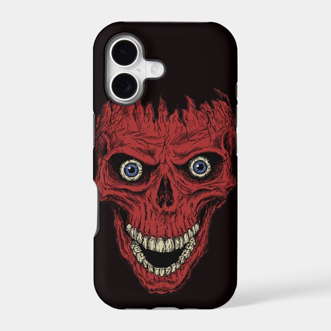 Red Crackhead Skull (Back)