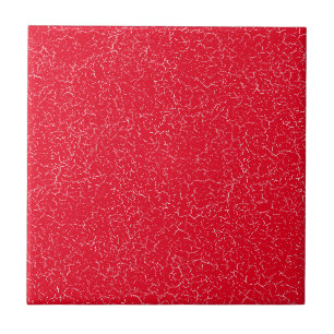 Red Crackle Glaze Solid Color Tile