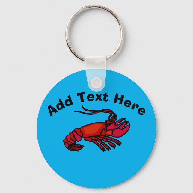 Red Crayfish Keychain (Front)